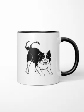 Border Collie Ceramic Mug