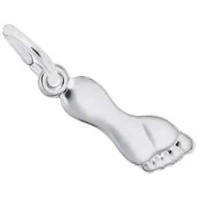 Sterling Silver Footprint Charm